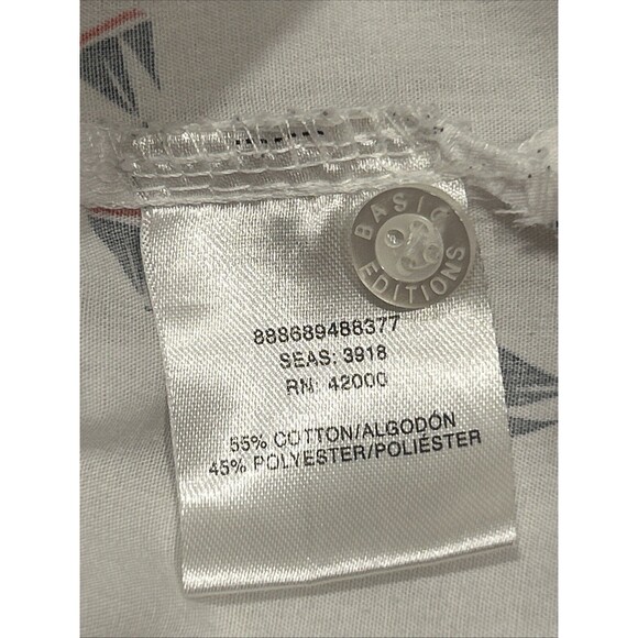 Basic Editions Button-up shirt size xxl short sleeve Sailboat - Picture 6 of 7